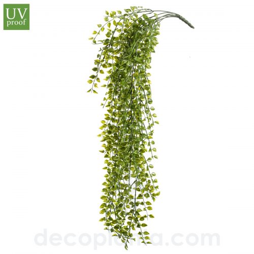 Planta colgante FICUS PUMILA artificial de 80 cm de largo. Con Protección UV para exterior