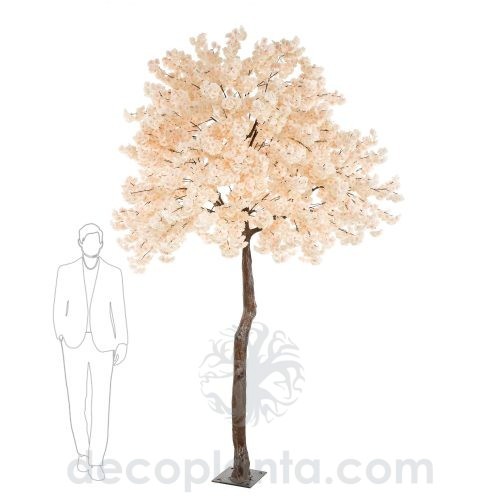 Árbol Gran cerezo artificial en flor, de 320 cm de altura