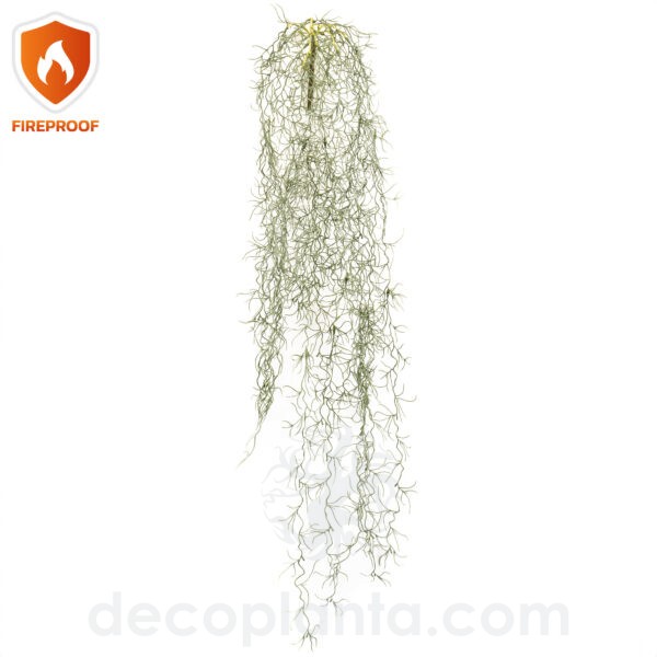 Planta Colgante Tillandsia FIREPROOF artificial de 90 cm de altura