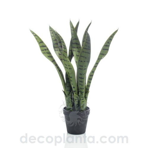 Planta SANSEVIERIA verde artificial, de 50 cm de alto